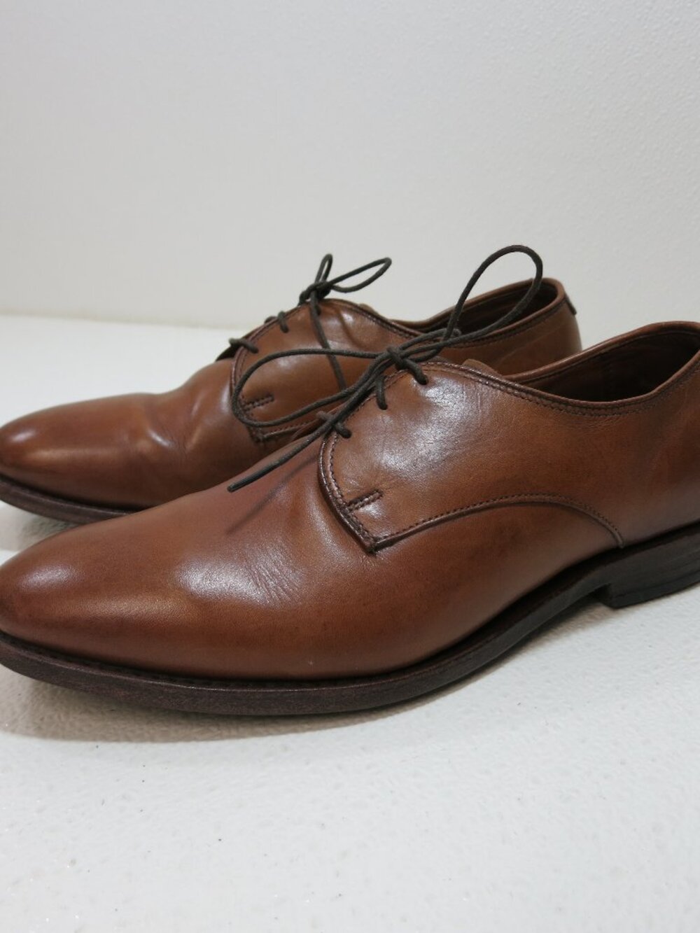 Allen Edmonds Kenilworth Oil Tanned Full Cut Leather Dress Oxfords Shoes Men 7 D